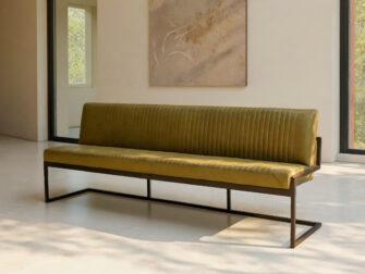 Eetkamerbank Vignola - groen - 225cm