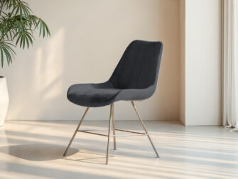 Designstoel met comfortabele zitvorm