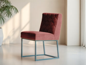 Compacte eetkamerstoel met stijlvolle afwerking