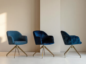 Eetkamerstoelen Alcon - Eppic select - onderstel e - metaalkleur brons antiek