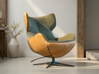 Moderne draaifauteuil met kantelfunctie