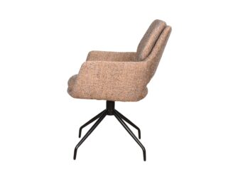 Eetkamerstoel Aarhus - be amazing curry - onderstel atlas - metaalkleur zwart Eetkamerstoel Aarhus - be amazing curry - onderstel atlas - metaalkleur zwart