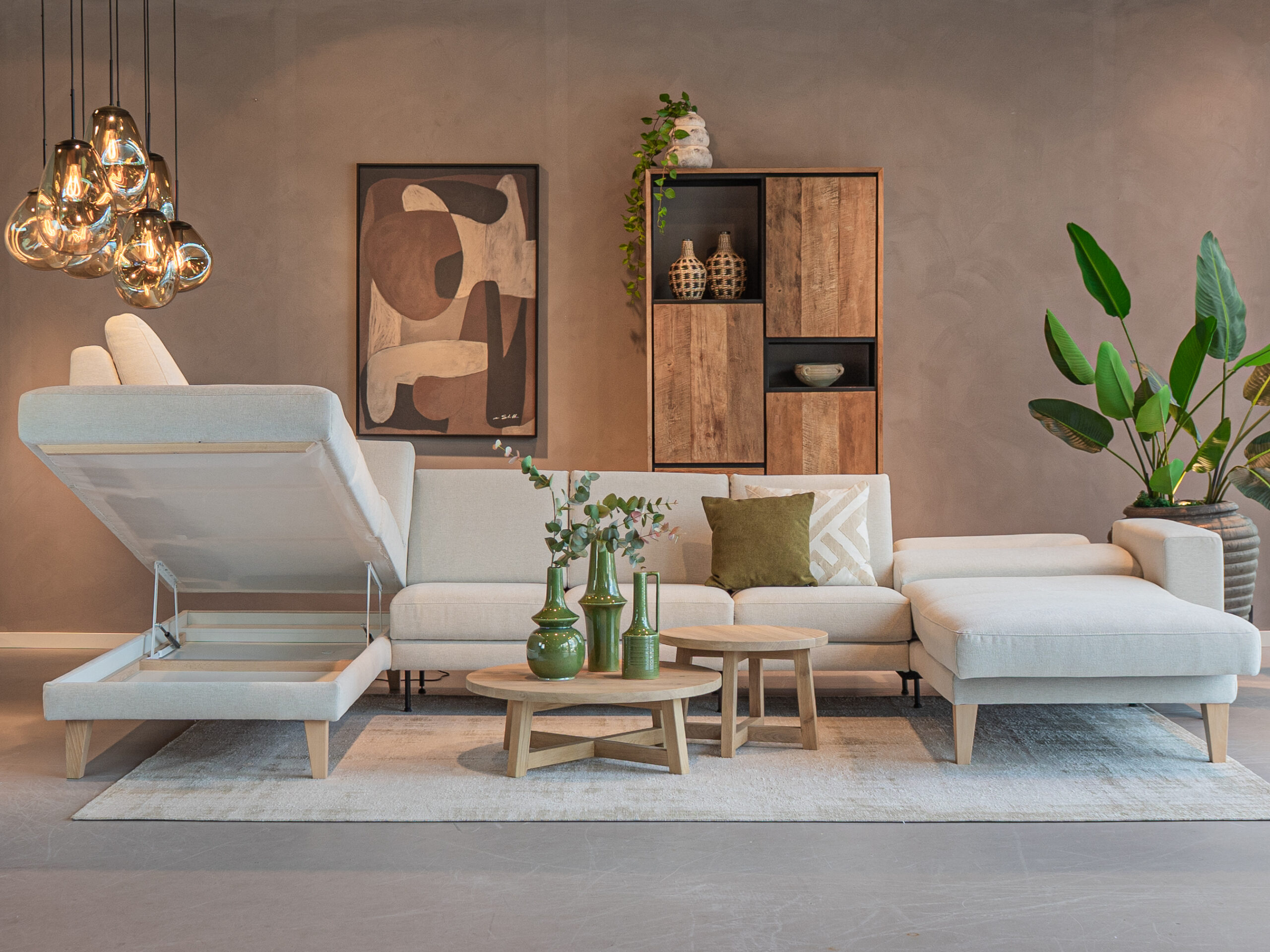 Royale bank met relaxopties en verkrijgbaar in diverse opstellingen