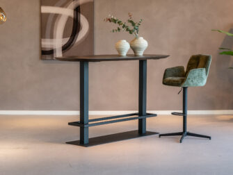 bartafel hoog met deens ovale vorm