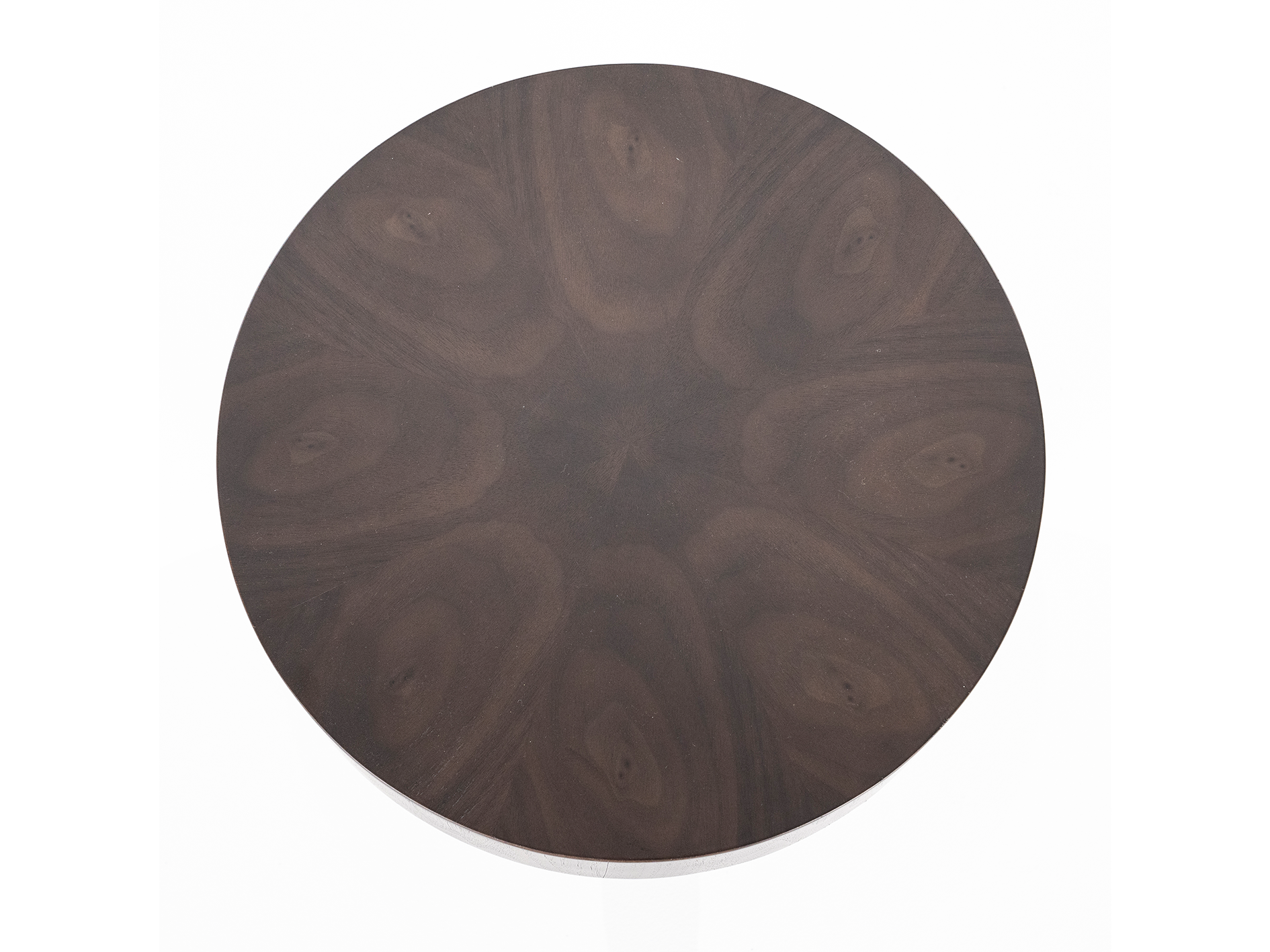 Bijzettafel Bobbie - donkerbruin - Ø45x30cm