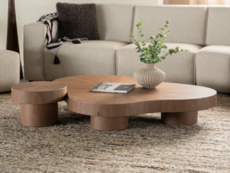 Set van twee organische salontafels