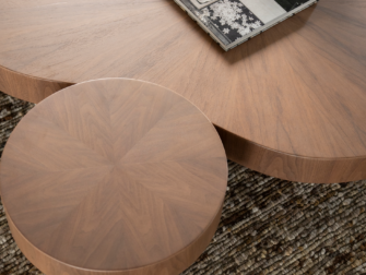 Bijzettafel en salontafel Bobbie - Ø45x30cm - 150x110x25cm