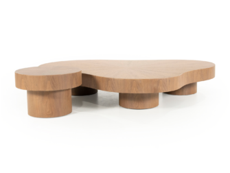 Bijzettafel en salontafel Bobbie - Ø45x30cm - 150x110x25cm