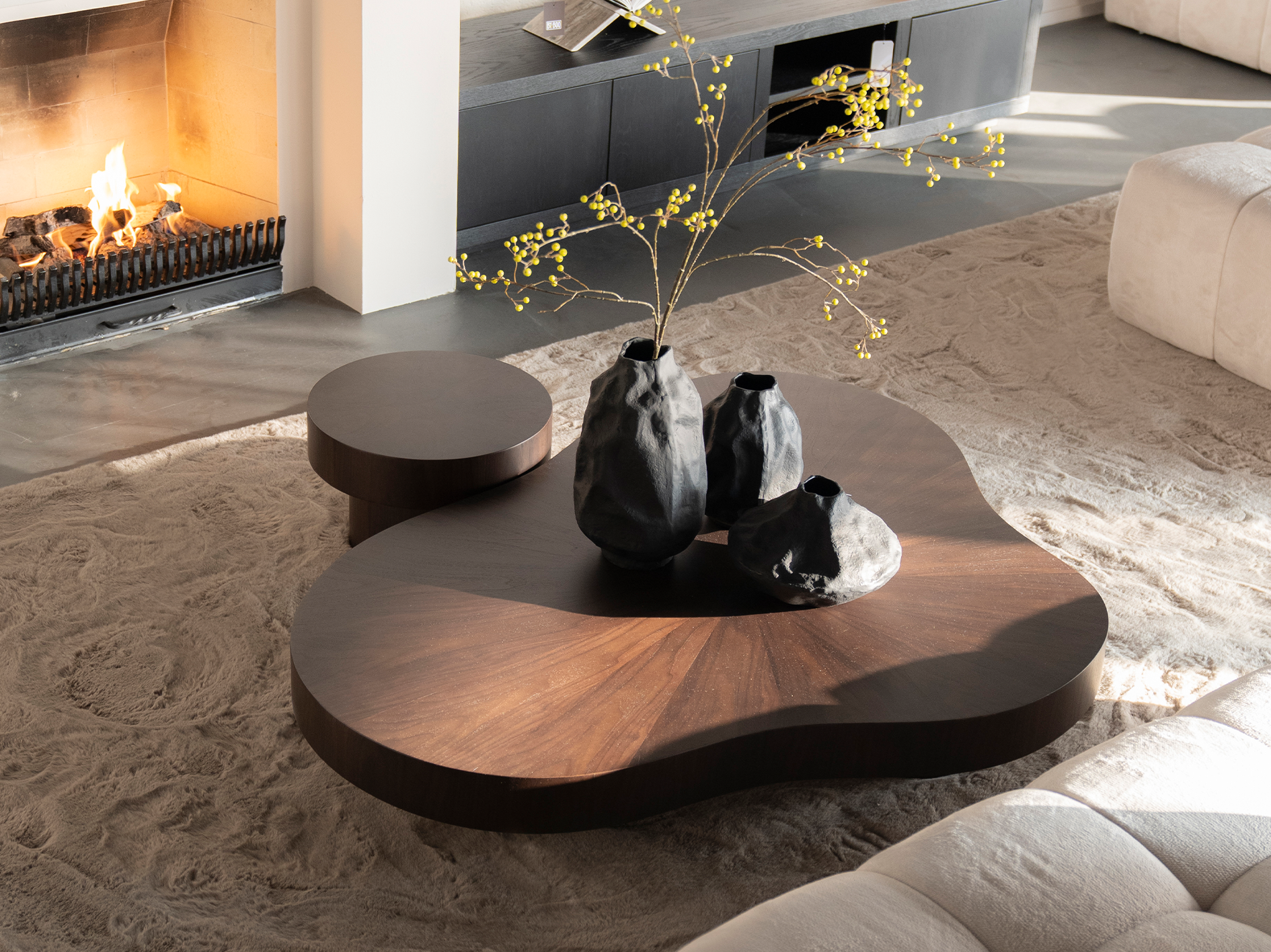 Set van lage tafels met speels design