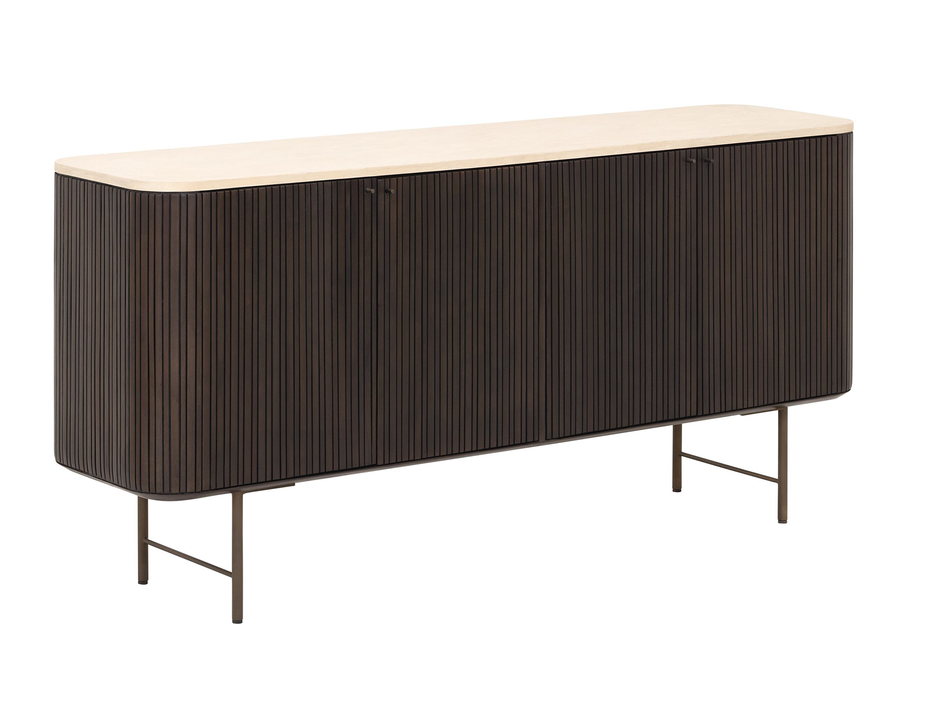 Dressoir Maroon - 180x45x85cm - 4 deurs