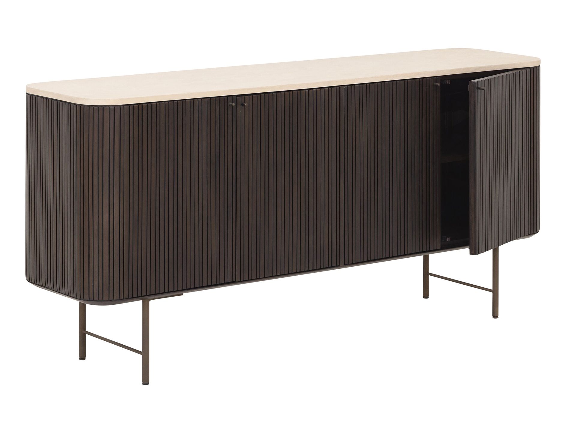 Dressoir Maroon - 180x45x85cm - 4 deurs