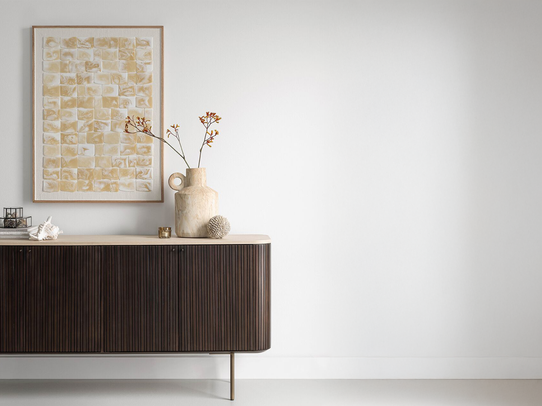 Dressoir Maroon - 180x45x85cm - 4 deurs