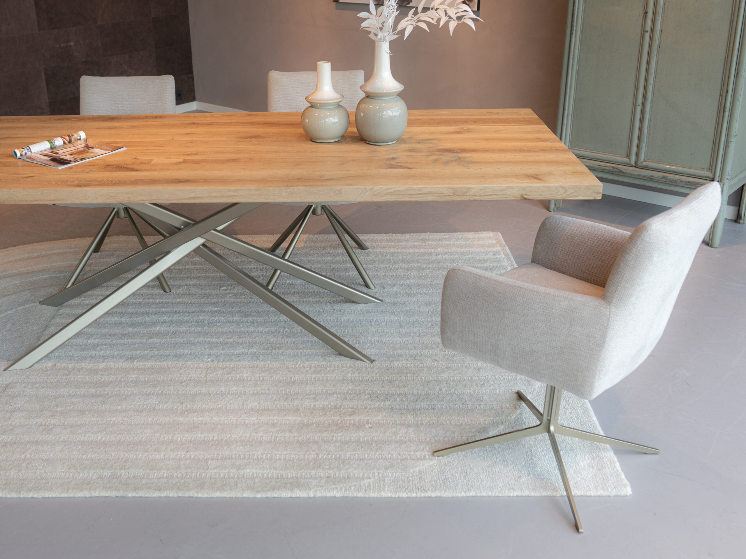 diverse stoffen eetkamerstoelen