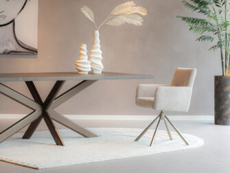 champagne autoreturn eetkamerstoel