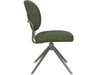 Eetkamerstoel Axton - forest - zonder arm - metaalkleur dark green Eetkamerstoel Axton - forest - zonder arm - metaalkleur dark green
