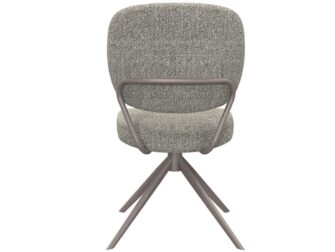 Eetkamerstoel Axton - mushroom - zonder arm - metaalkleur brons Eetkamerstoel Axton - mushroom - zonder arm - metaalkleur brons