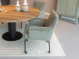 eetkamerstoelen met patronen stof