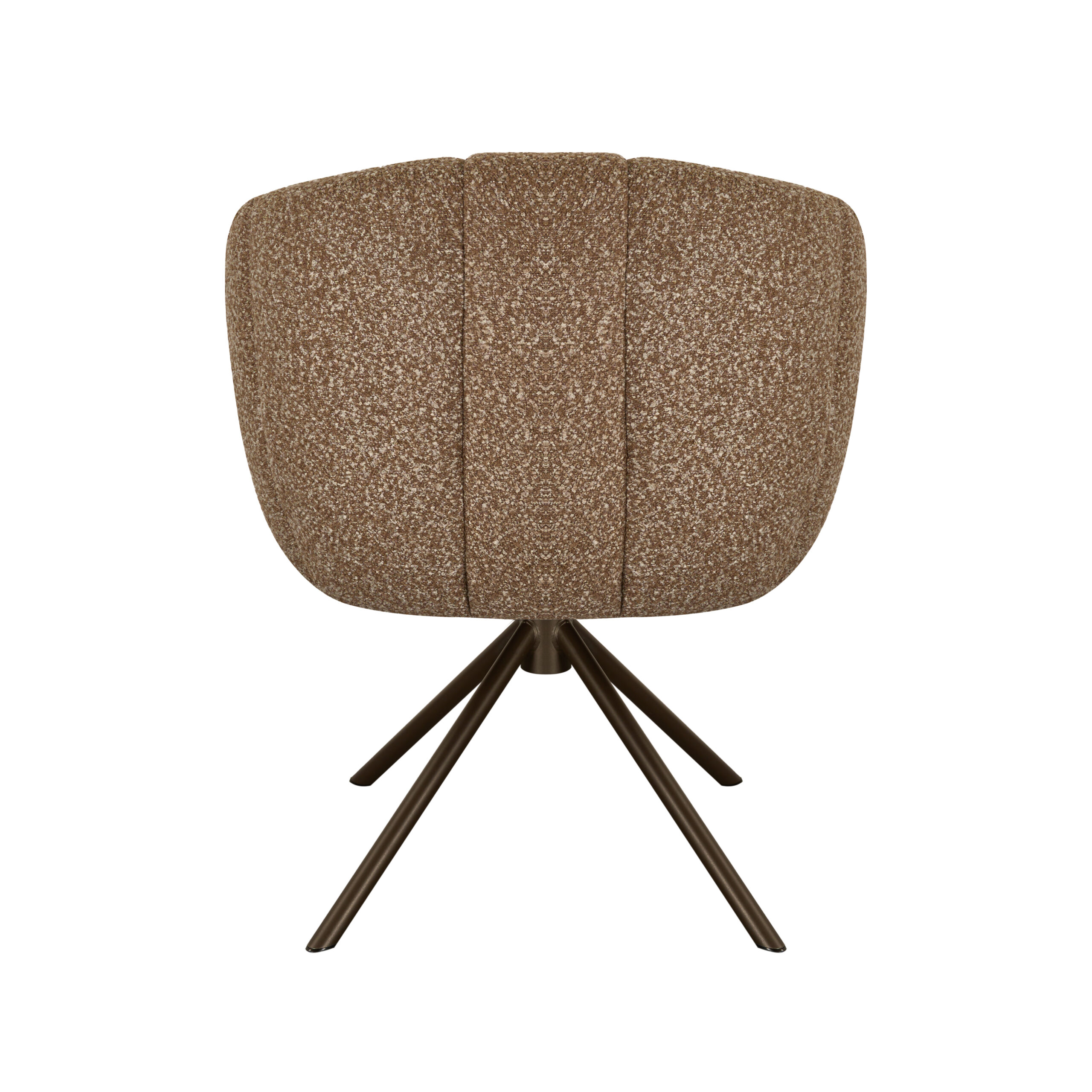 Eetkamerstoel Cloud - taupe - metaalkleur anodic brown