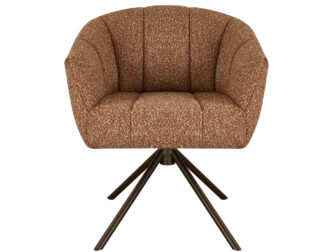 Eetkamerstoel Cloud - terra - metaalkleur anodic brown Eetkamerstoel Cloud - terra - metaalkleur anodic brown