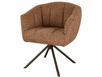 Eetkamerstoel Cloud - terra - metaalkleur anodic brown Eetkamerstoel Cloud - terra - metaalkleur anodic brown