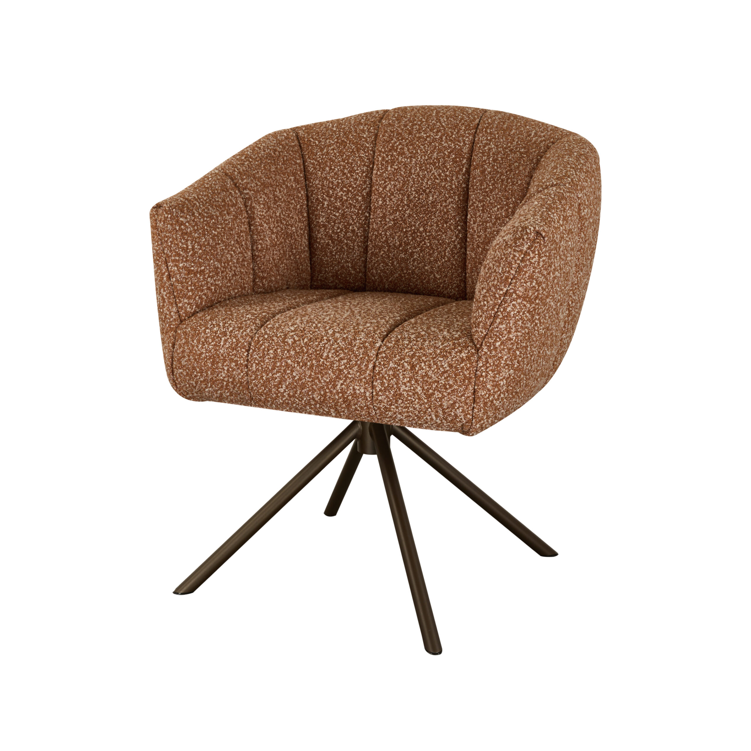 Eetkamerstoel Cloud - terra - metaalkleur anodic brown