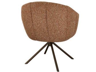 Eetkamerstoel Cloud - terra - metaalkleur anodic brown Eetkamerstoel Cloud - terra - metaalkleur anodic brown