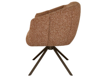 Eetkamerstoel Cloud - terra - metaalkleur anodic brown Eetkamerstoel Cloud - terra - metaalkleur anodic brown