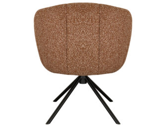 Eetkamerstoel Cloud - terra - metaalkleur zwart Eetkamerstoel Cloud - terra - metaalkleur zwart