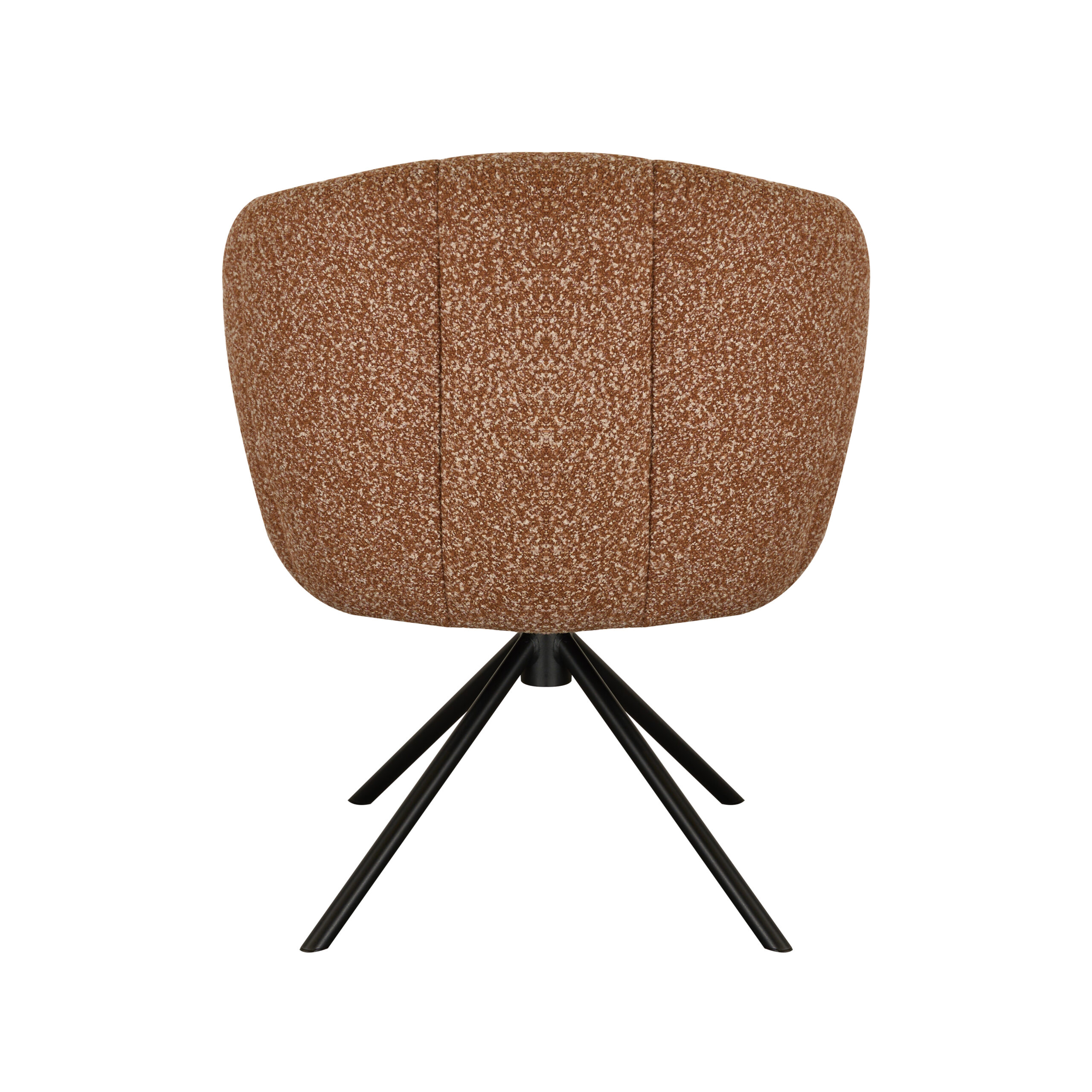 Eetkamerstoel Cloud - terra - metaalkleur zwart