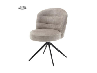 Eetkamerstoel Evia - ice grey - met arm Eetkamerstoel Evia - ice grey - met arm