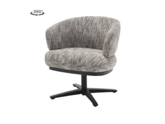 Eetkamerstoel Fares - white grey