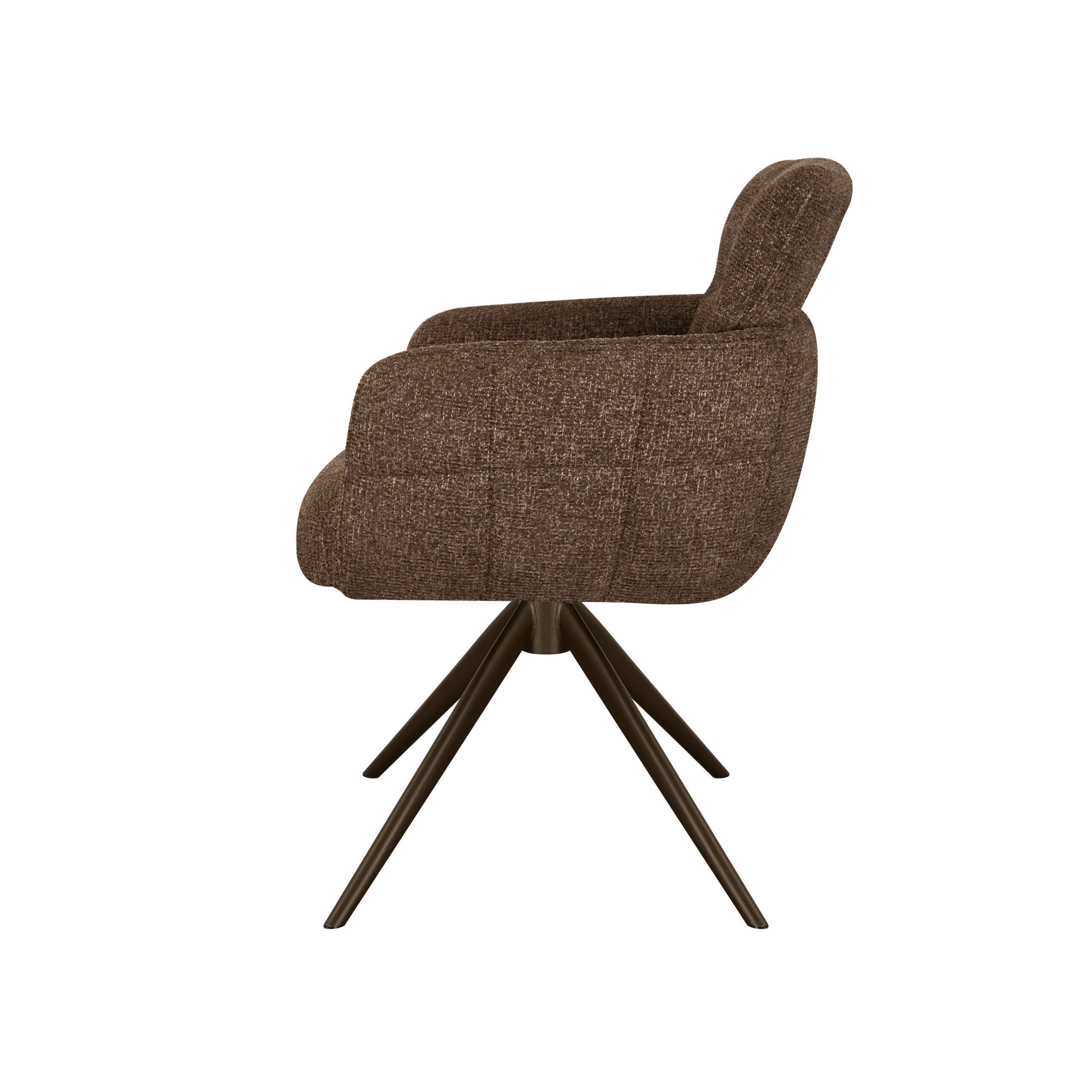 Eetkamerstoel Fay - army - metaalkleur anodic brown