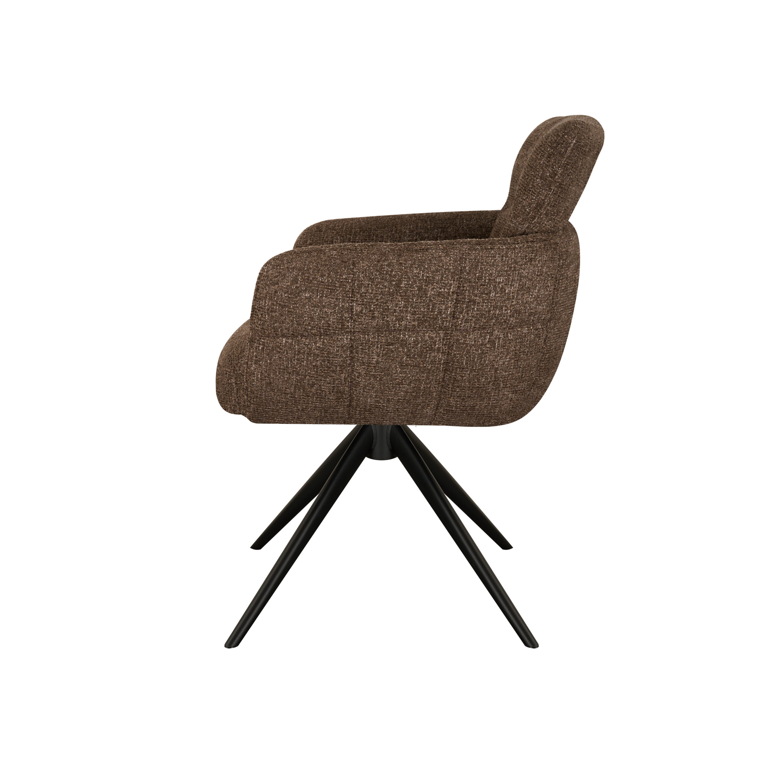 Eetkamerstoel Fay - army - metaalkleur zwart