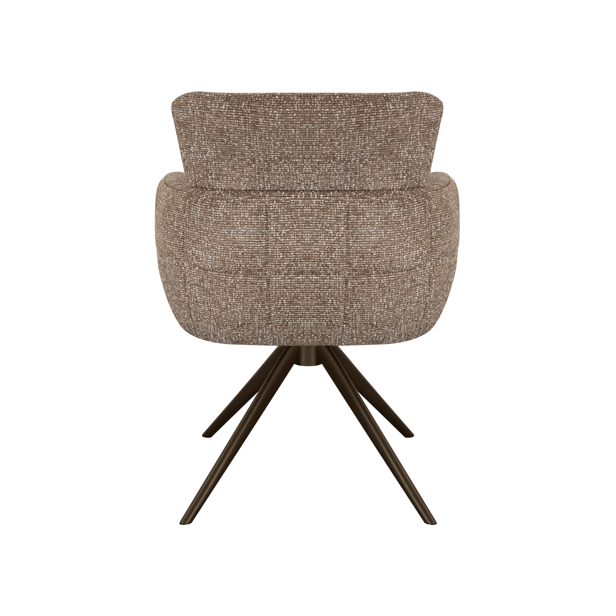 Eetkamerstoel Fay - liver - metaalkleur anodic brown