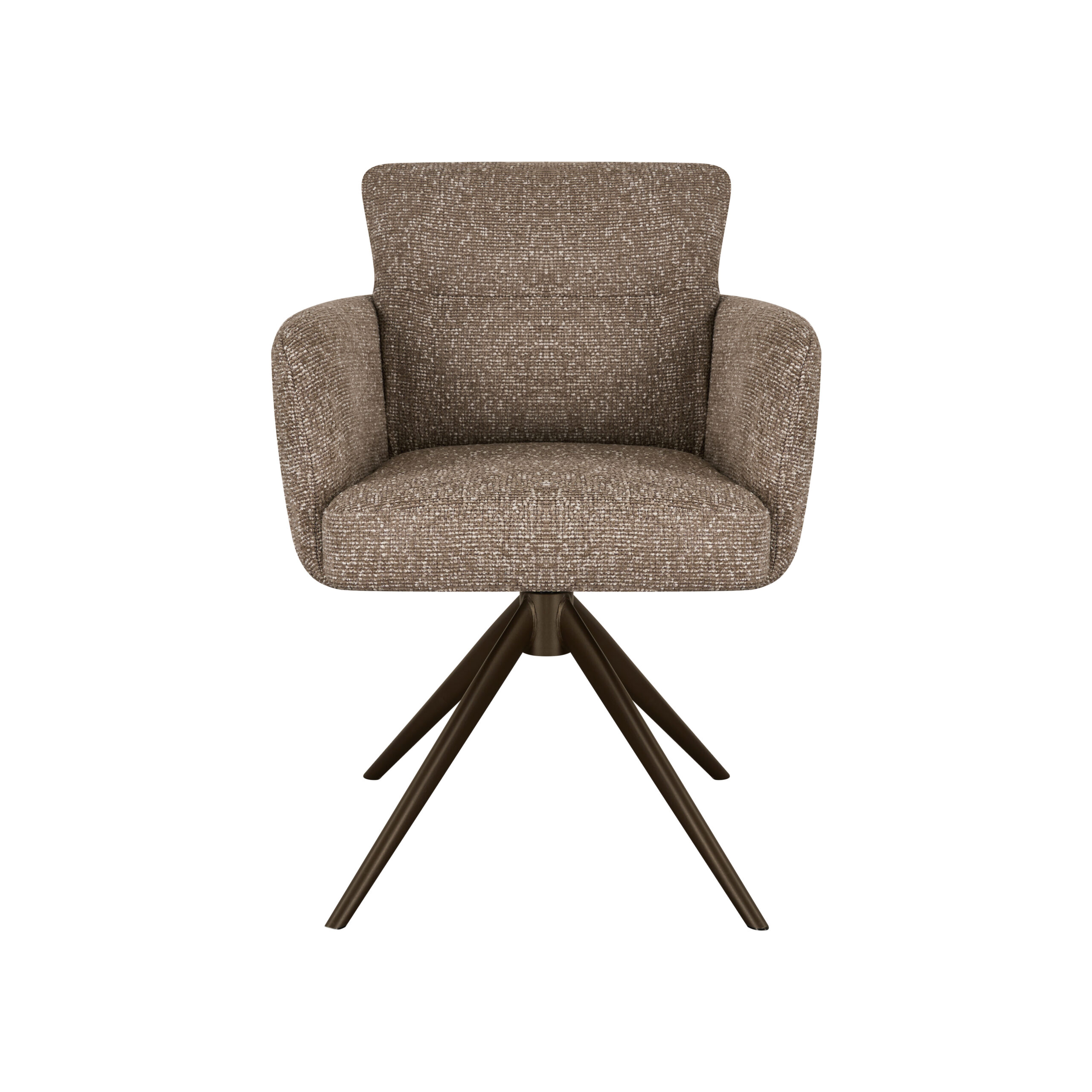 Eetkamerstoel Fay - liver - metaalkleur anodic brown