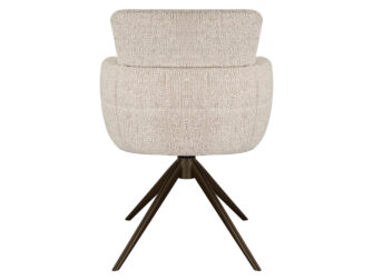 Eetkamerstoel Fay - naturel - metaalkleur anodic brown Eetkamerstoel Fay - naturel - metaalkleur anodic brown