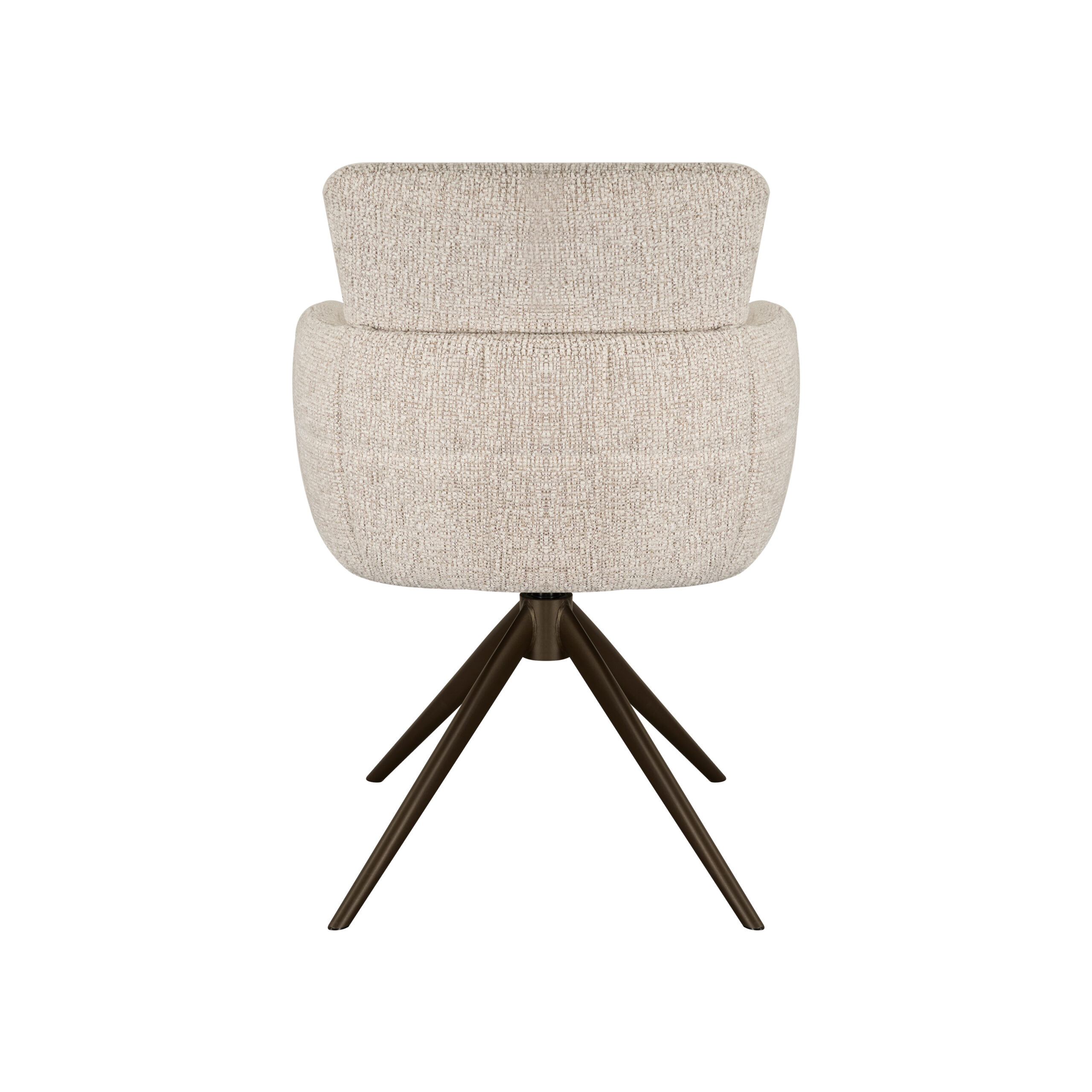 Eetkamerstoel Fay - naturel - metaalkleur anodic brown