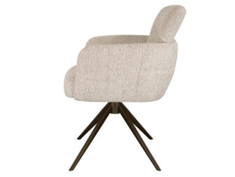 Eetkamerstoel Fay - naturel - metaalkleur anodic brown Eetkamerstoel Fay - naturel - metaalkleur anodic brown