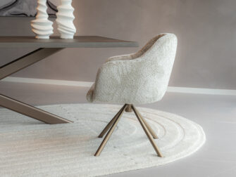 khaki kleurige eetkamerstoelen