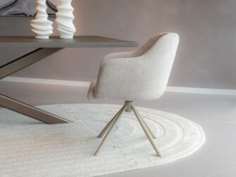 draaibare ronde poten eetkamerstoelen