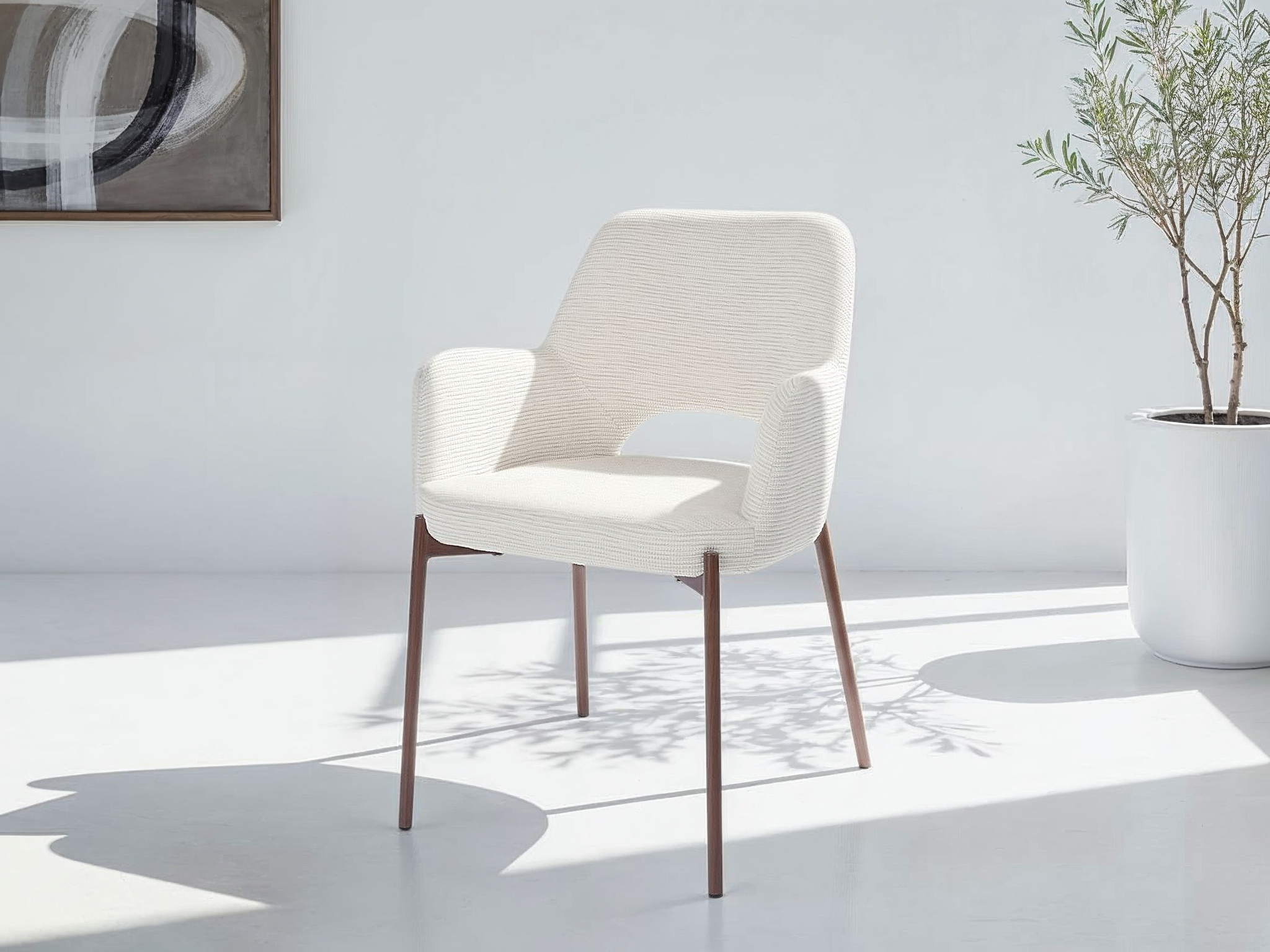 Eetkamerstoel Hamar - White