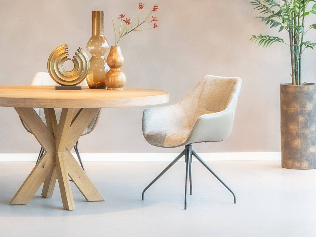 fluweel eetkamerstoelen