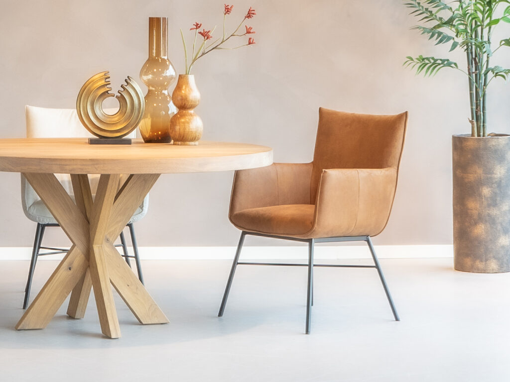 comfortabele eetkamerstoelen met armleuning