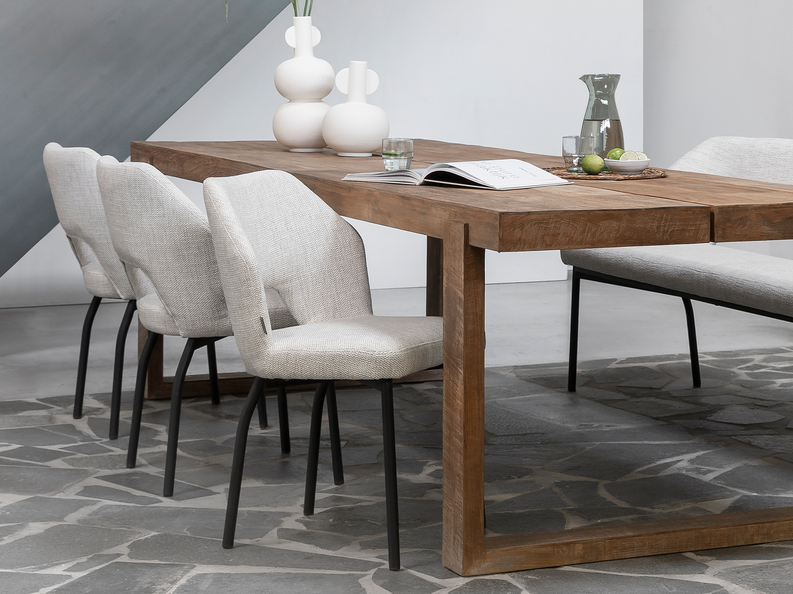 naturel tinten eet kamer stoelen