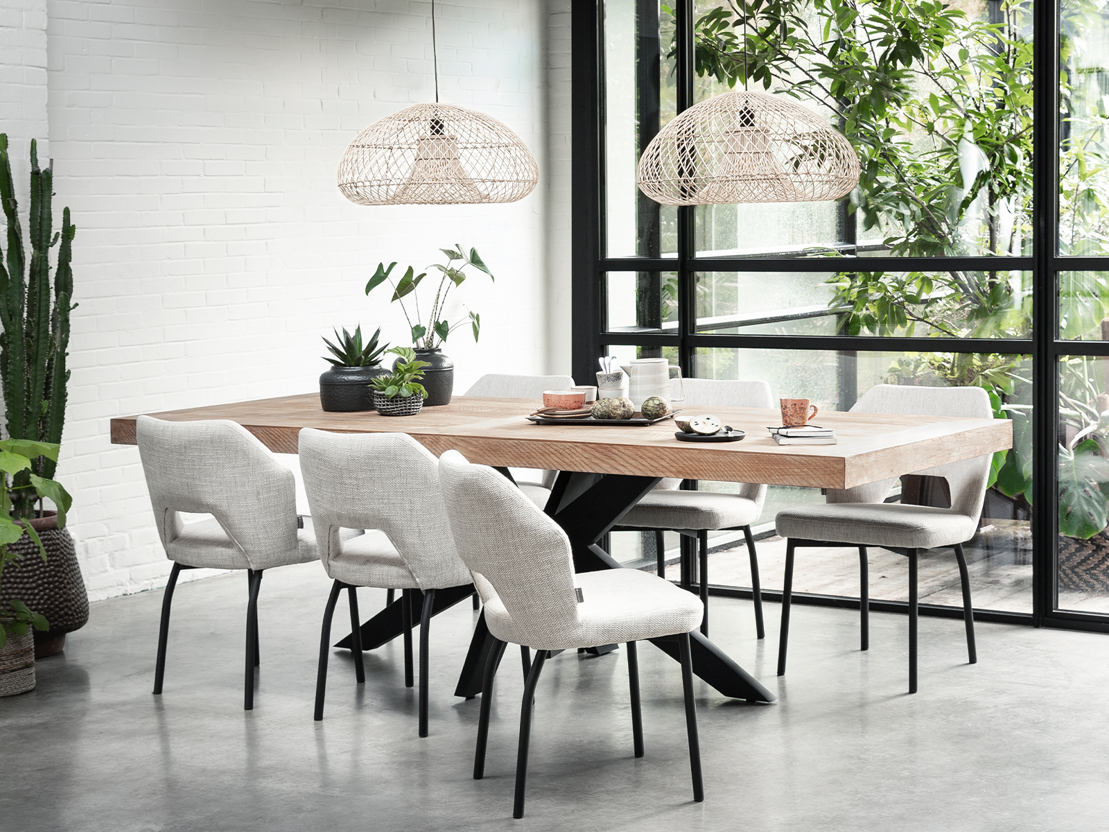 makkelijk aan te schuiven stoelen