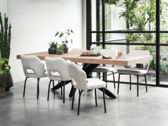 eetkamerstoel met open rug