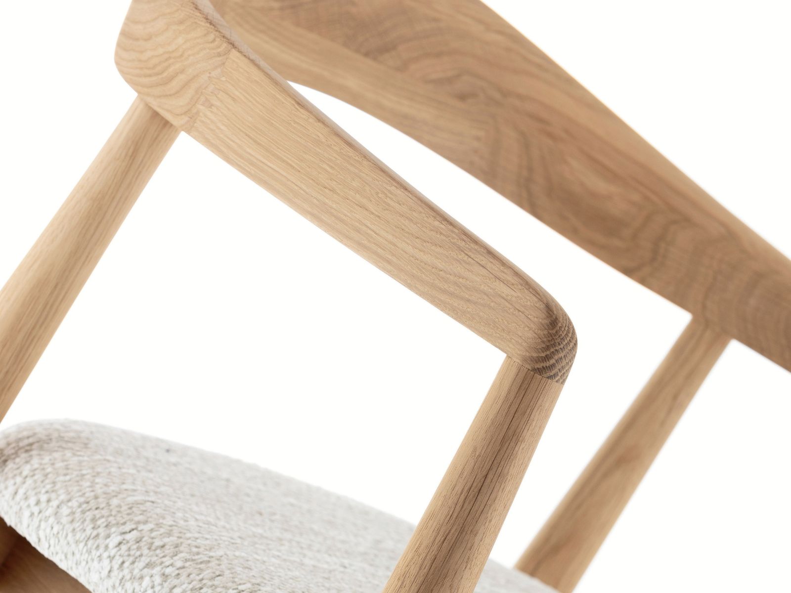 licht eiken eetkamerstoel frame