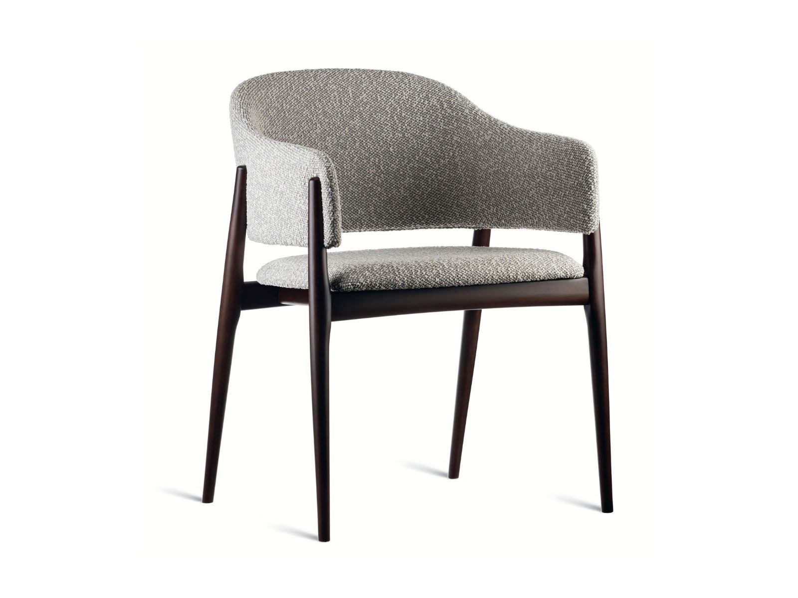 linnen kleurige eetkamerstoelen met hout frame