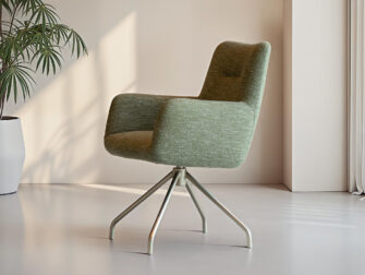 Comfortabele stoel met ergonomisch design