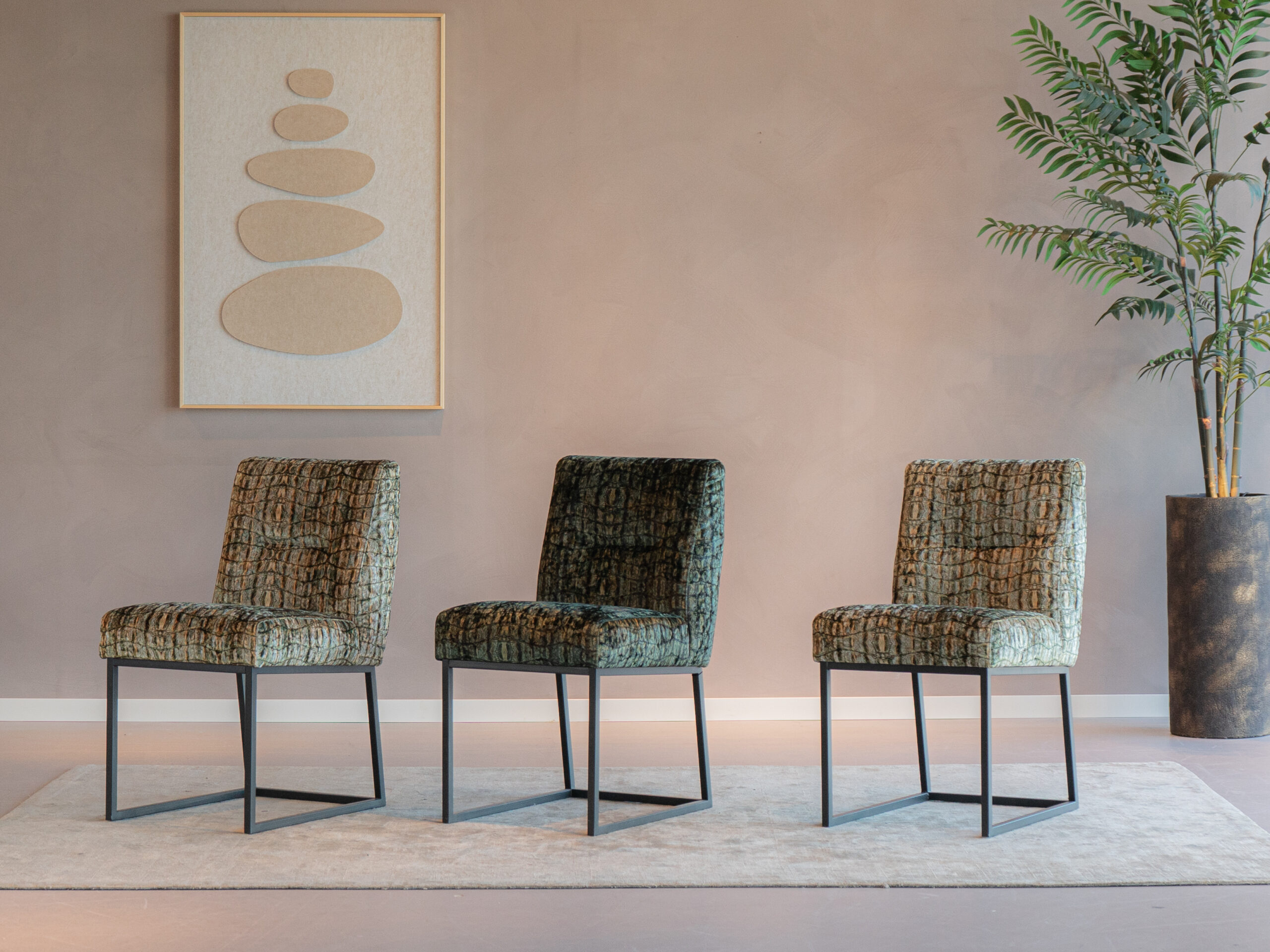 bijzondere print eetkamerstoelen